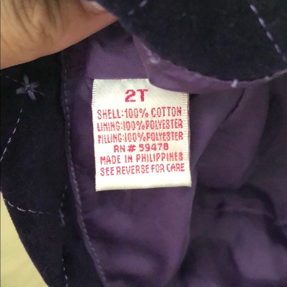 RING AROUND THE ROSIE VELVET PURPLE DRESS AND HAT - Picture 5 of 6